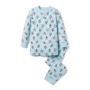 Janie and Jack Good Night Pajamas in Penguin Ski SIZE 4